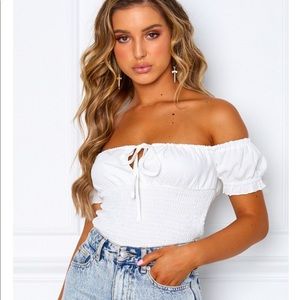 Heatstroke Crop White